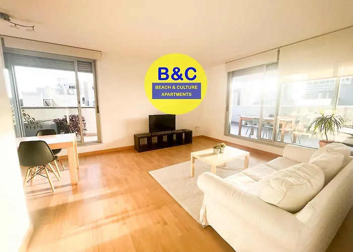 Beach & Culture Barcelona Port Forum Penthouse Apartment